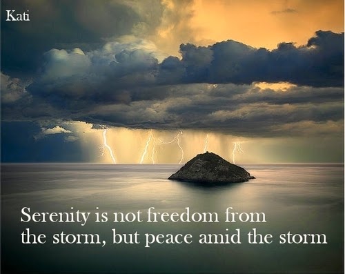 Peace in storm